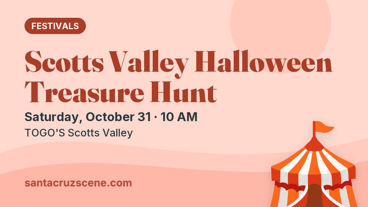 Scotts Valley Halloween Treasure Hunt · Oct 31